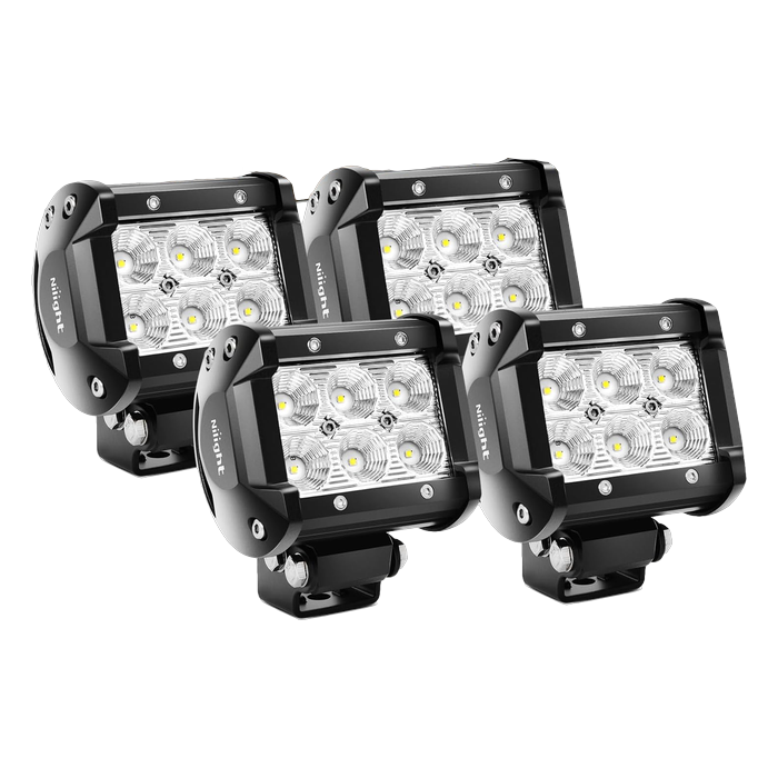 LED Flood Light Pods, set of four